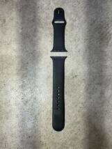 ★ Apple Watch アップルウォッチ 純正 スポーツバンド ベルト ブラック M/L USED 初期 送料無料_画像1