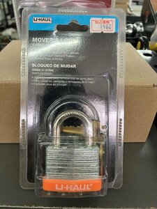 U-HAUL Mover's Lock ユーホール　ムーバーズロック　アメリカ直輸入　在庫あります