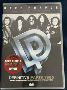 【DVD】 DEEP PURPLE /DEFINITIVE PARIS 1985 限定ステッカー付 Ritchie Blackmore Ian Gillan ROCK