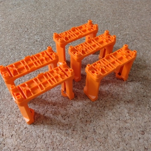  Plarail scene parts [D-05 pra load .... legs orange total 5 piece h35]