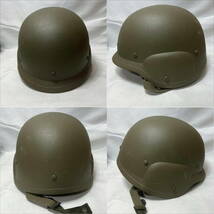 か103 米軍放出品 PASGT パスゲットヘルメット サイズM 8470-092-7527 サバゲー_画像2