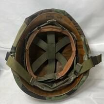 か104 米軍放出品 M2ヘルメット 迷彩 カモフラージュ サバゲー ミリタリー US 米軍_画像3