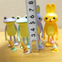 Flog rabbit figure collection ウサギ アイス カエル ガチャ フィギュア ガチャガチャ コレクション マスコット 置物 セット ice cream_画像4