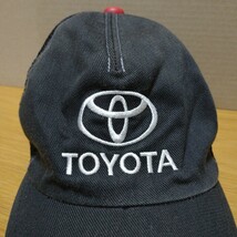 TOYOTA トヨタ キャップ 帽子 キャップ帽 刺繍 非売品 ファッション グッズ コレクション レア ロゴ Logo hat cap fashion car tecno _画像3