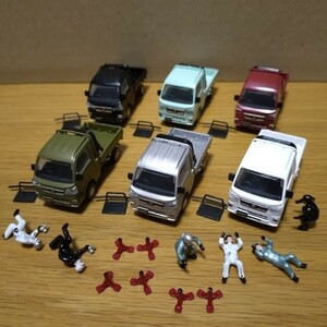 DAIHATSU HIJET Daihatsu Hijet jumbo коллекция легкий грузовик миникар миниатюра geo лама ga коричневый minicar truck car collection