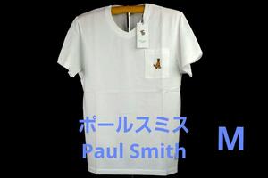 即決★ポールスミス Paul Smith メンズTシャツ イヌ刺繍（M）№307310010 アウトレット品