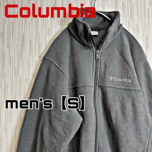 C789【Columbia】裏起毛ジップアップスウェット【S】グレー