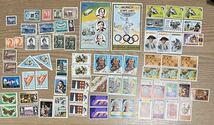 【未使用】海外　切手　72枚　まとめ売り　使用済2枚おまけ付　1960年代　1970年代_画像2