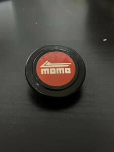  Momo MOMO NIKI Lauda steering gear horn button that time thing red red RED black BLACK automobile parts ornament interior CAR CARHORN BUTTON