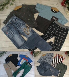 9-1977*130~140. size * man * child clothes *chibi elder brother * casual * sport series etc. * old clothes item *60 put on set * set sale * old clothes 