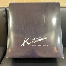 #8348A　Kitamura キタムラ　バッグ　キャンバス地　ネイビー　ホワイト　未使用品　美品_画像9