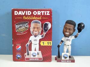 DAVID ORTIZ ボブルヘッド フィギュア 2017 Rattlers ボビングヘッド Y2024051525