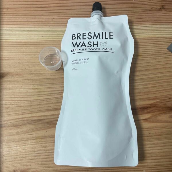 ブレスマイルウォッシュ 口臭予防 ブレスマイル BRESMILE 液体歯みがき 軽量カップ付