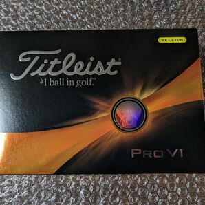 新品 タイトリスト PRO V1 イエロー　1ダース 