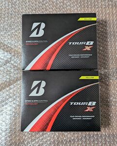 新品 ブリヂストン TOUR B X イエロー　2024年モデル　2ダース