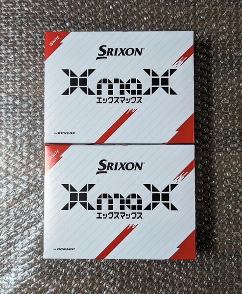 新品　 スリクソン XmaX エックスマックス 2024 ホワイト 2ダース