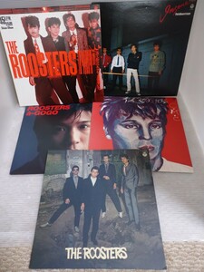 ルースターズ 12インチ LP 12 シングル 5枚まとめ売り THE ROOSTERS インセイン ルースターズ・ア・ゴーゴー C・M・C ニュールンベルグで～