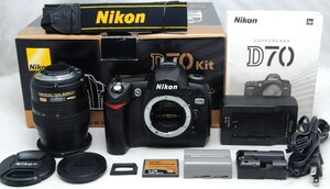 ●美品●初心者入門フルセット● Nikon ニコン D70 + AF-S 18-70 純正 レンズキット●すぐに撮影OK●女性ならではの丁寧な対応で安心