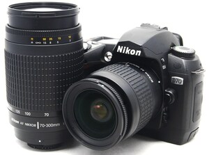 ●美品●初心者入門スタートフルセット● Nikon ニコン D70 Ｗレンズセッ