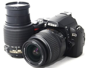 ●美品●初心者入門スタートセット● Nikon ニコン D40 純正 Wレンズセ