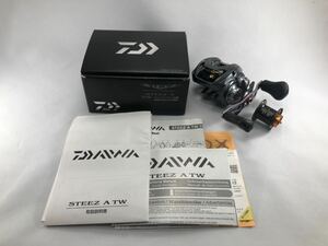 【美品!!】ダイワ・スティーズ A TW 7.1・レフト・オマケ付き(スティーズ 1016SV G1スプール)[DAIWA STEEZ A TW 7.1]左巻き【中古品】