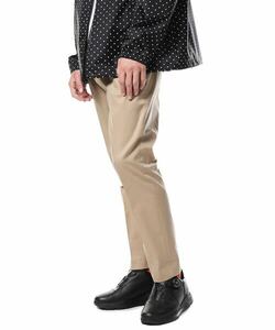 【SOPHNET.】ソフネット SLIM FIT SLACKS ストレッチ スリムフィット テーパード パンツ スラックス L ベージュ 美品 定価29700円