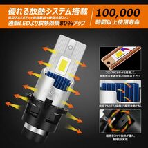 １円スタート！ポン付け D2S D2R D4S D4R LED ヘッドライト 爆光 車検対応 35W 12V 静音ファン付き 6500k LED化 LEDバルブ 2個セット_画像3