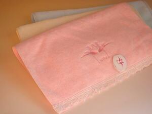 [ price cut * ballet supplies stock large Kiyoshi .] ballet towel cotton 100% blue * cream * pink 