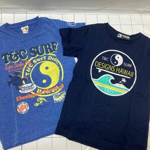 T&C SURF 120 半袖Tシャツ 2枚セット★ネイビー ブルー