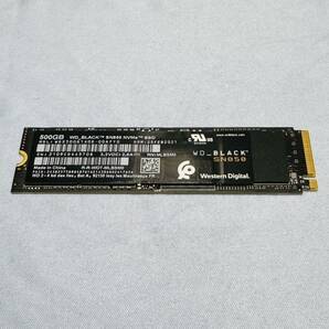 WD BLACK SN850 NVMe SSD 500GB WDS500G1X0E-00AFY0 中古・即決(2)