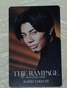 THE RAMPAGE from EXILE TRIBE×HMVキャンペーン　クーポンカード　武知 海青　傷あり