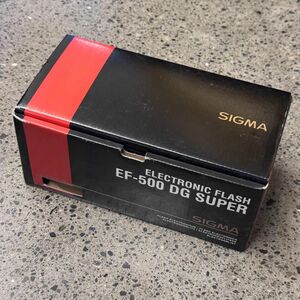 シグマ SIGMA EF-500 DG SUPER キヤノン用ストロボ　デッドストック品