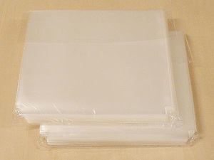  out sack thickness. exist CD case for protection for PP sack 200 pieces set thick 0.08×160×136 size transparent vinyl jacket unused new goods supply S9