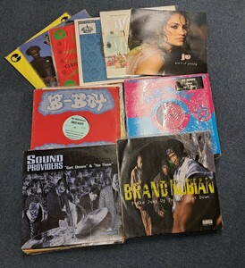 LP record western-style music hip-hop Reggae lock pop etc. 53 sheets together operation not yet verification 