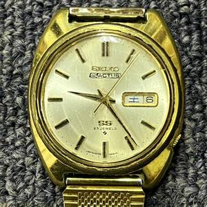 SEIKO 5ACTUS SS 23JEWELS 6106-8420 セイコー　腕時計　自動巻き　ゴールド　稼働品　中古品　