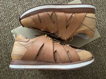 希少 Hender Scheme 2015 es-s-hs SIZE 6 (27.5~28) natural エンダースキーマ スニーカー　レザー_画像4