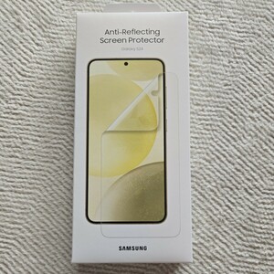 新品 Samsung 純正品 Galaxy S24 5G用 純正 保護フィルム ２枚入 超薄型 簡単貼付 反射防止 フロント画面用 EF-US921 送料無料