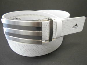 2024 year ..< popular > new goods * Adidas Japan * punching less -step adjustment belt [ white ]