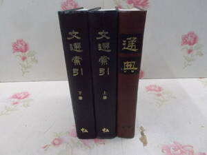 9M★/中国書　文選索引全2冊+通典　3冊セット　中文出版社/中華書局
