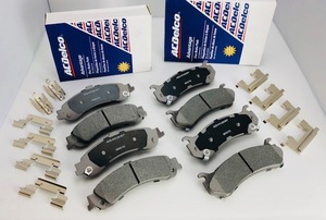 AC Delco!02~06 Escalade Avalanche 4WD brake pad front rear front and back set 