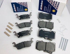 AC Delco!06~10 Hummer H3 brake pad front rear set ( rom and rear (before and after) ) ( brake pad )