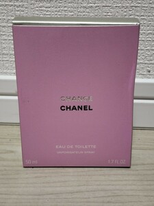 香水　 CHANEL シャネル CHANCE EAU DE TOILETTE 50ml 箱に凹みあり。