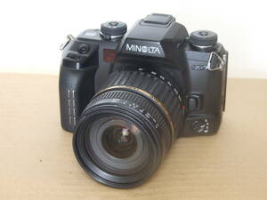 ミノルタ MINOLTA α-７ レンズ TAMRON ASPHERICAL LD XR DiⅡ AF 18-3.5-6.3 IF MACRO 62mm A14 付き 