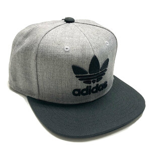 アディダス adidas B94085 OSFM ORIGINALS TREFOILCHAIN SNAPBACK キャップ メンズ 男性用 オリジナルス ロゴ トレフォイル 帽子 グレー 新