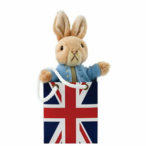 [ free shipping ] gun doGUND Peter Rabbit in Union Jack bag soft toy A27398 Kids baby toy new goods 