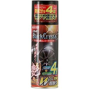 ★5)超ツヤタイプ★ クリンビュー 車用 タイヤ艶出し&コーティング剤 ノータッチブラッククリスタ 420ml 23504