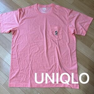 【未使用】　ユニクロ　ミッキーコラボ Tシャツ　ワンポイント　サイズXL UNIQLO UT 半袖Tシャツ