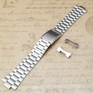 純正 Seiko セイコー 19mm バンド 7S26-0480,7009-3040,7S26-3040,7S26-3040,7009-3041 ステンレスベルト B1375S