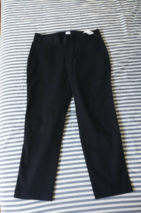  new goods gap Gap slim City cropped pants pants lady's 2 JP9 black black regular price 5900 beautiful shape. 