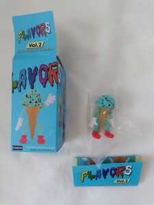 FLAVORS vol.2 チョコレートミントアイスクリーム 　フレーバーズ ガチャガチャ カプセルトイ box kaieda ケンエレ フィギュア ガチャ